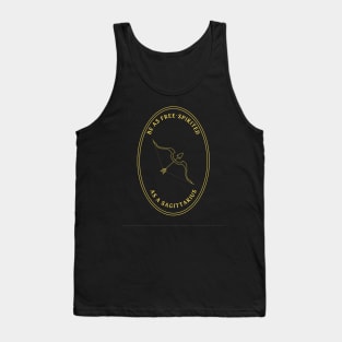 Be as free-spirited as a sagittarius Tank Top